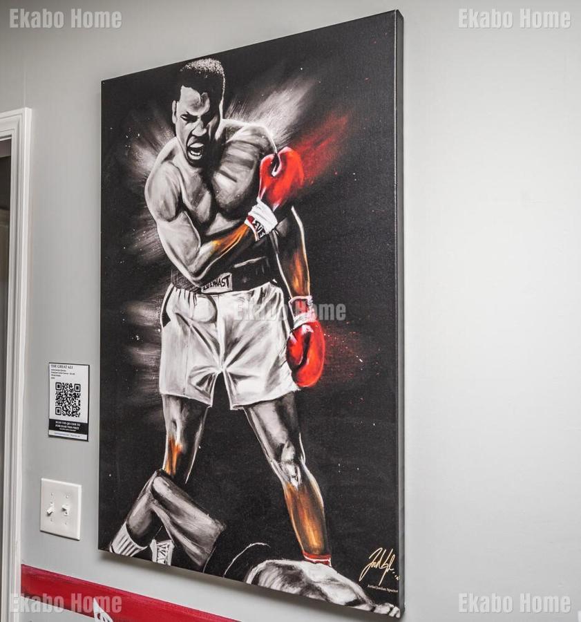 Luxury Sports Art Gallery - 15 Mins To Atl Battery Marietta Exterior foto